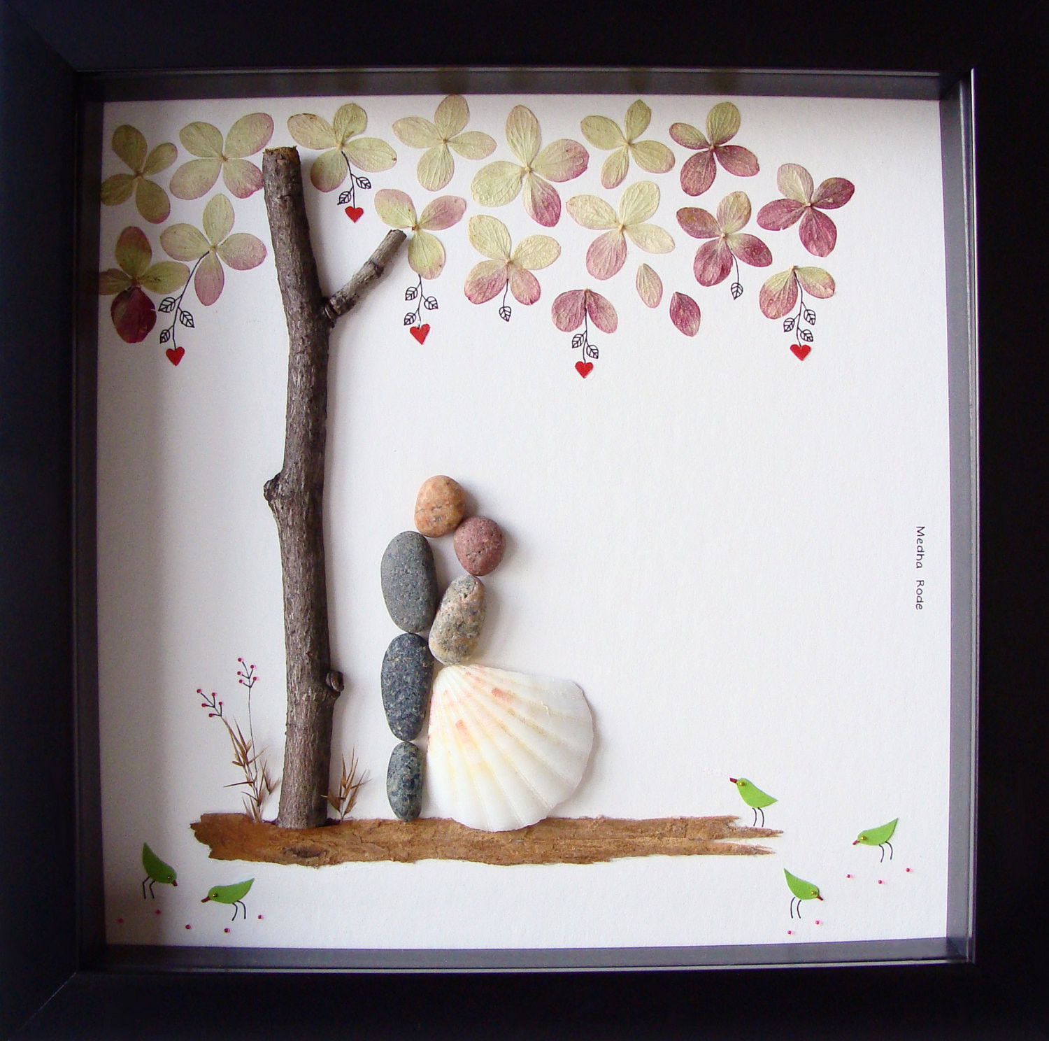 Unique Gift Ideas For Couples
 Unique Wedding Gift For Couple Wedding Pebble Art by MedhaRode