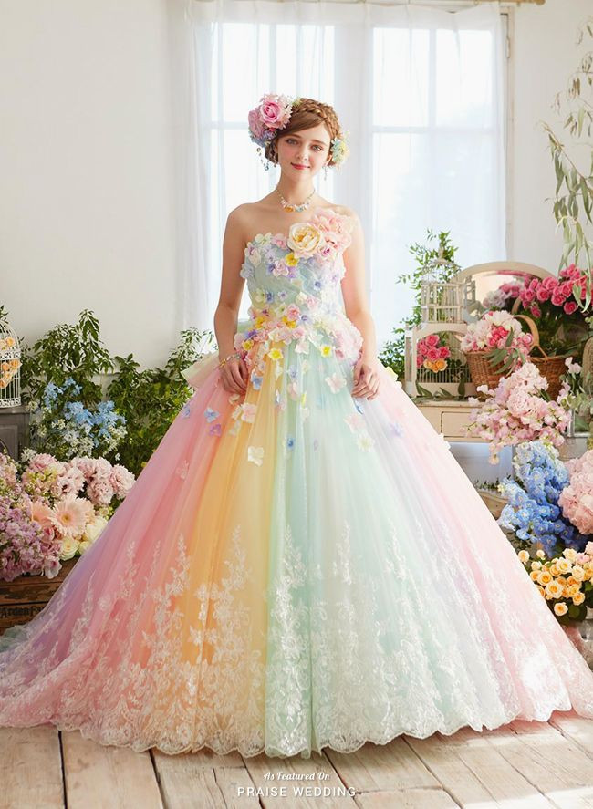 Unique Wedding Gowns With Color
 21 Unique Wedding Dresses Ideas for Brides Who Don’t Want
