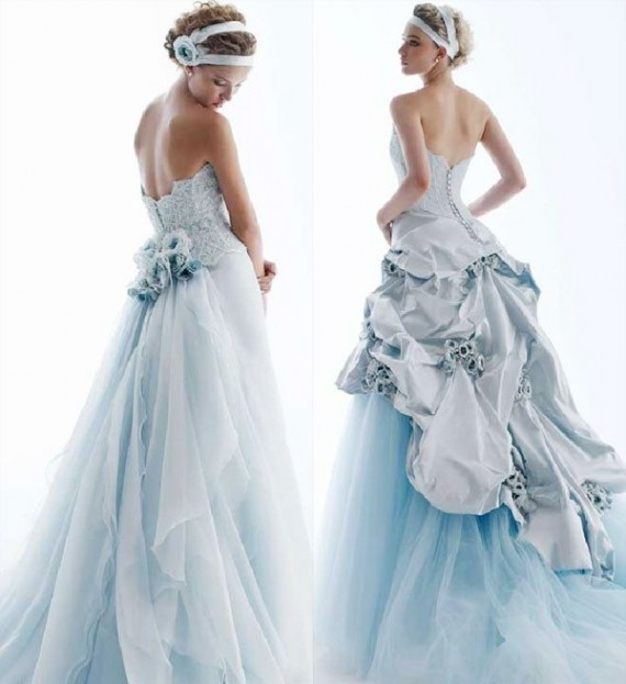 Unique Wedding Gowns With Color
 unique wedding dresses
