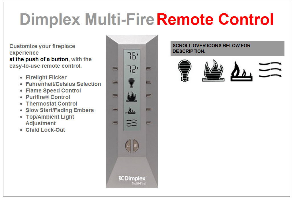 Universal Electric Fireplace Remote Control
 Electric Fireplace Remote Not Working Troubleshooting