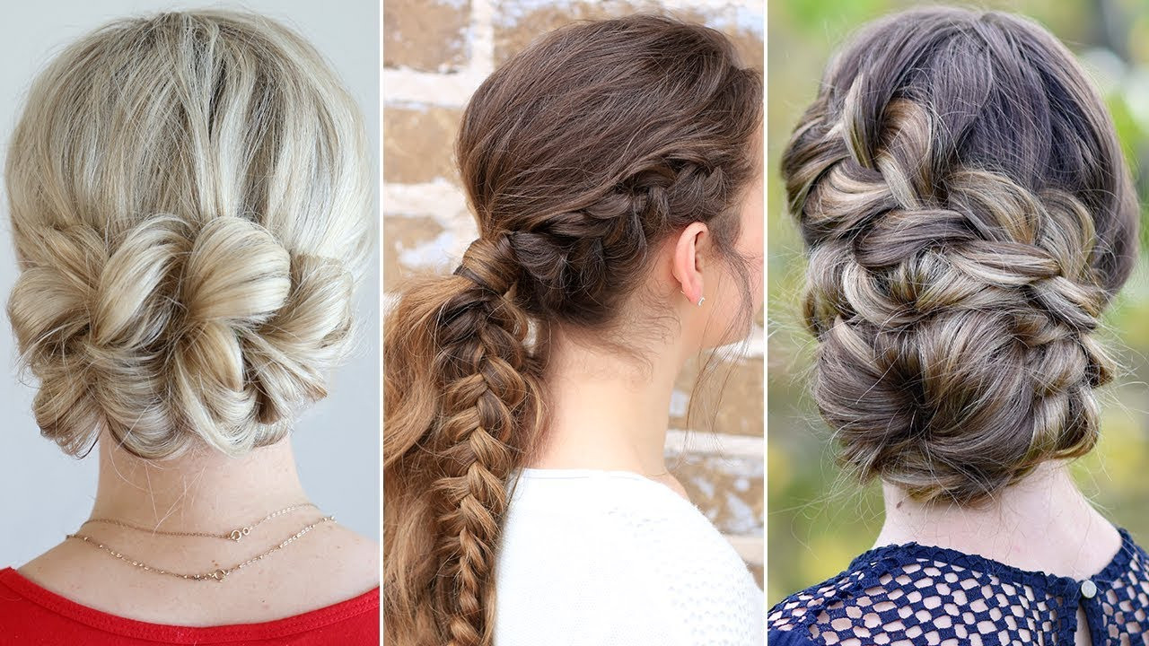 Updo Hairstyles
 3 Easy UPDO Prom Hairstyles