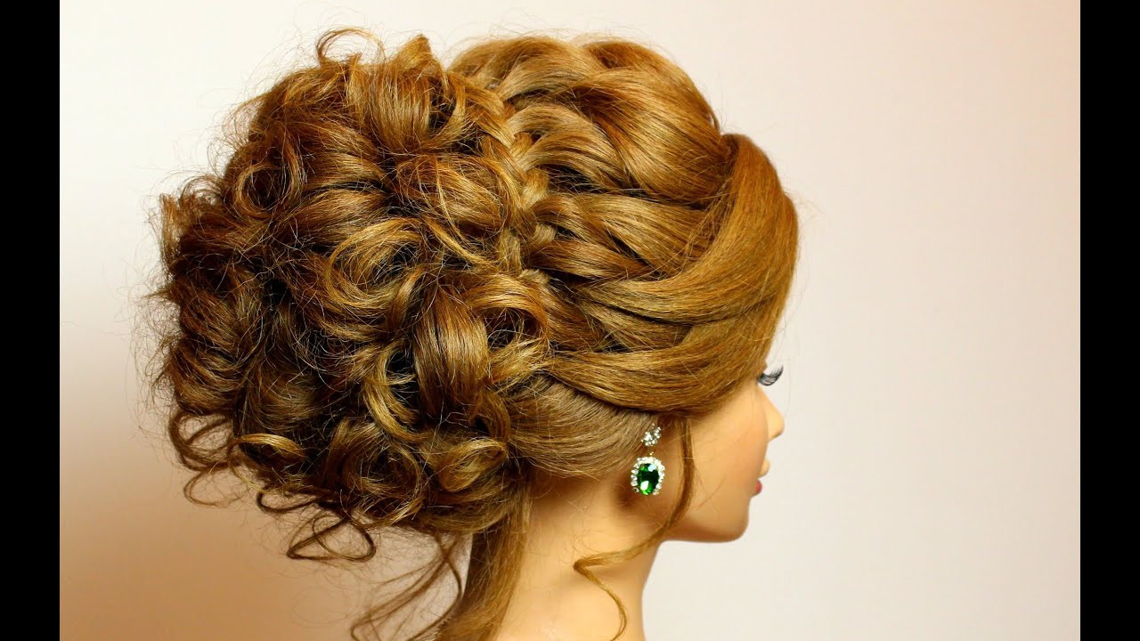 Updo Hairstyles Tutorial
 Bridal hairstyle for long medium hair tutorial Romantic
