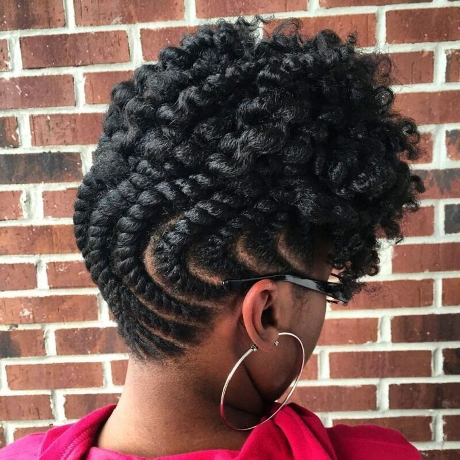 Updo Twist Hairstyles
 35 Natural Braided Hairstyles Without Weave