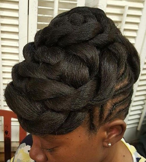 Updo Twist Hairstyles
 20 Hottest Flat Twist Hairstyles for This Year