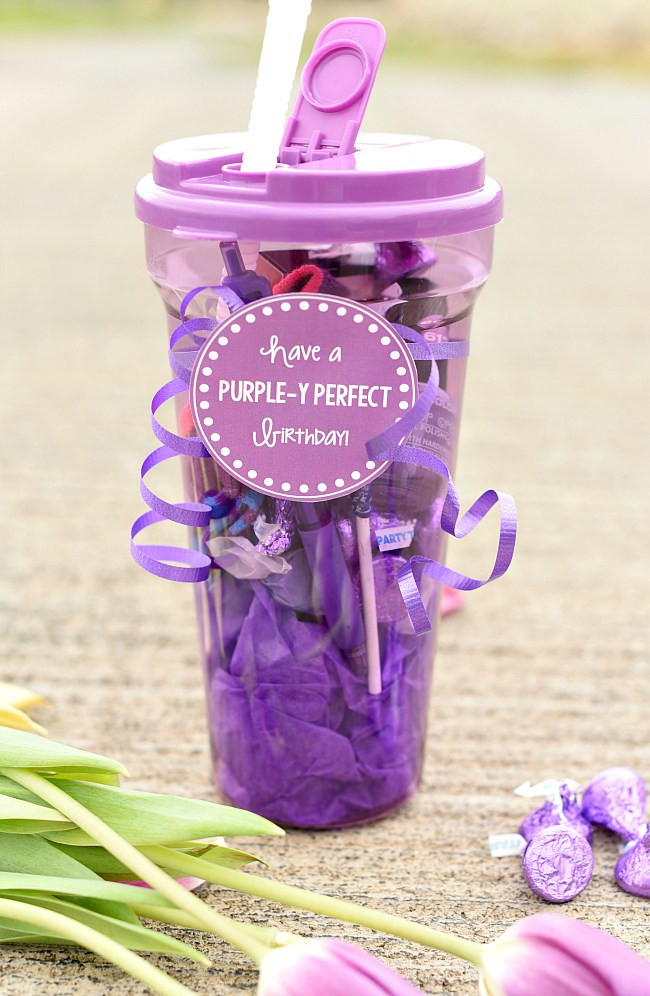 Useful Birthday Gifts
 Purple Themed Birthday Gift for Friends – Fun Squared