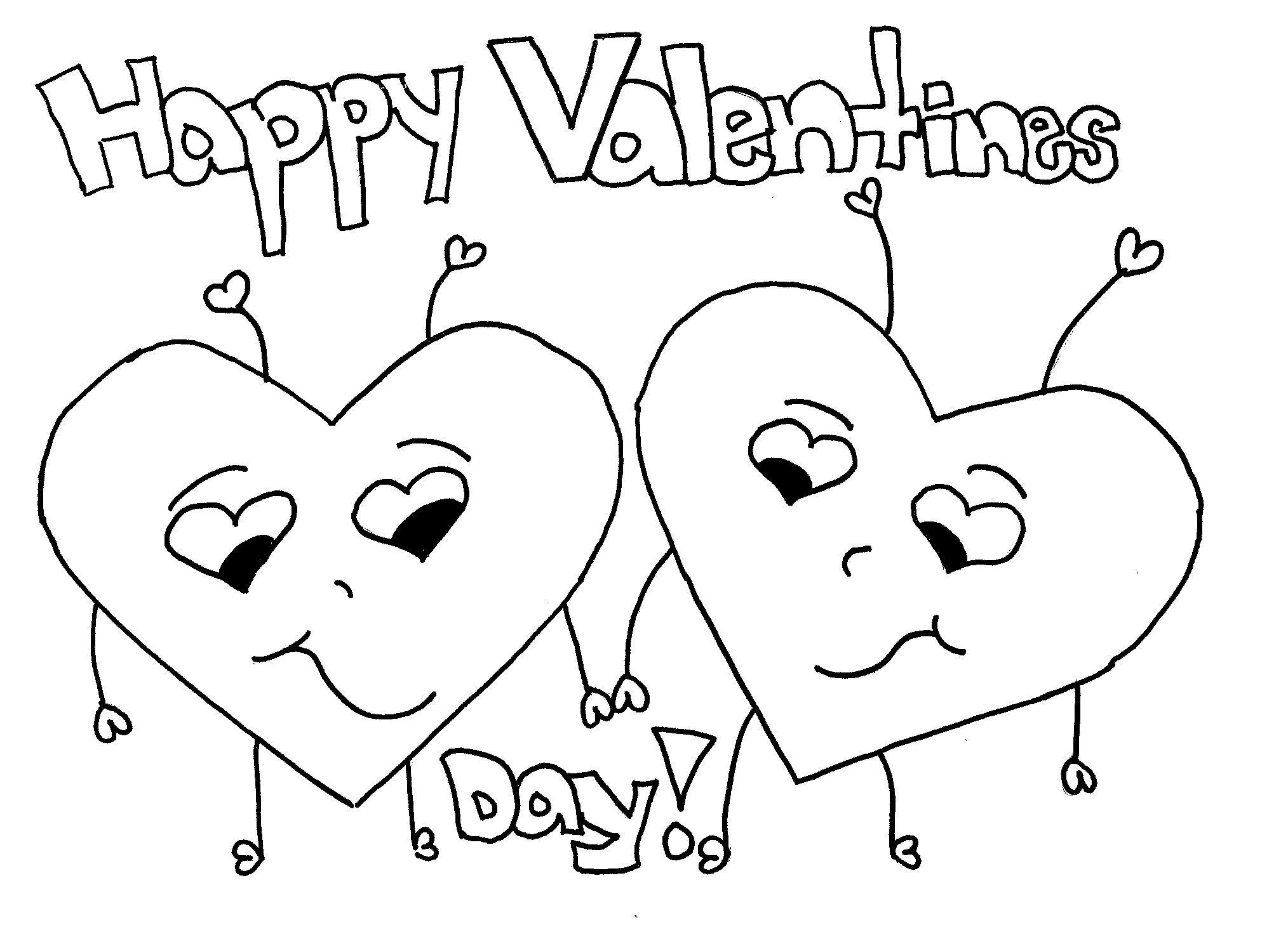 Valentine Coloring Pages For Toddlers
 Free Printable Valentine Coloring Pages For Kids