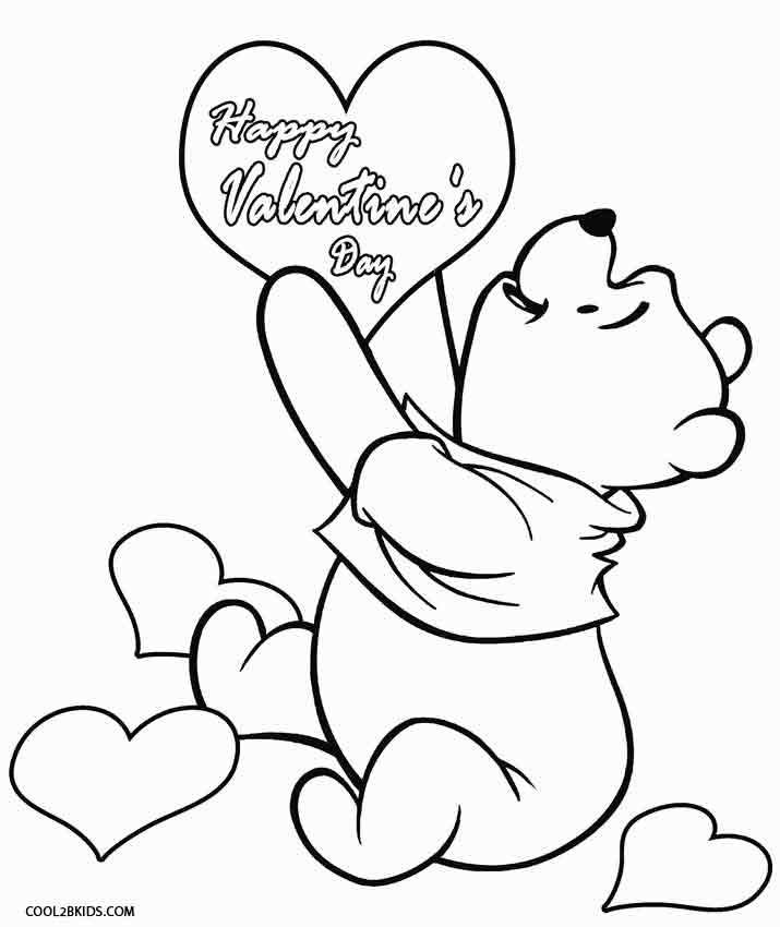 Valentine Coloring Pages For Toddlers
 Printable Valentine Coloring Pages For Kids
