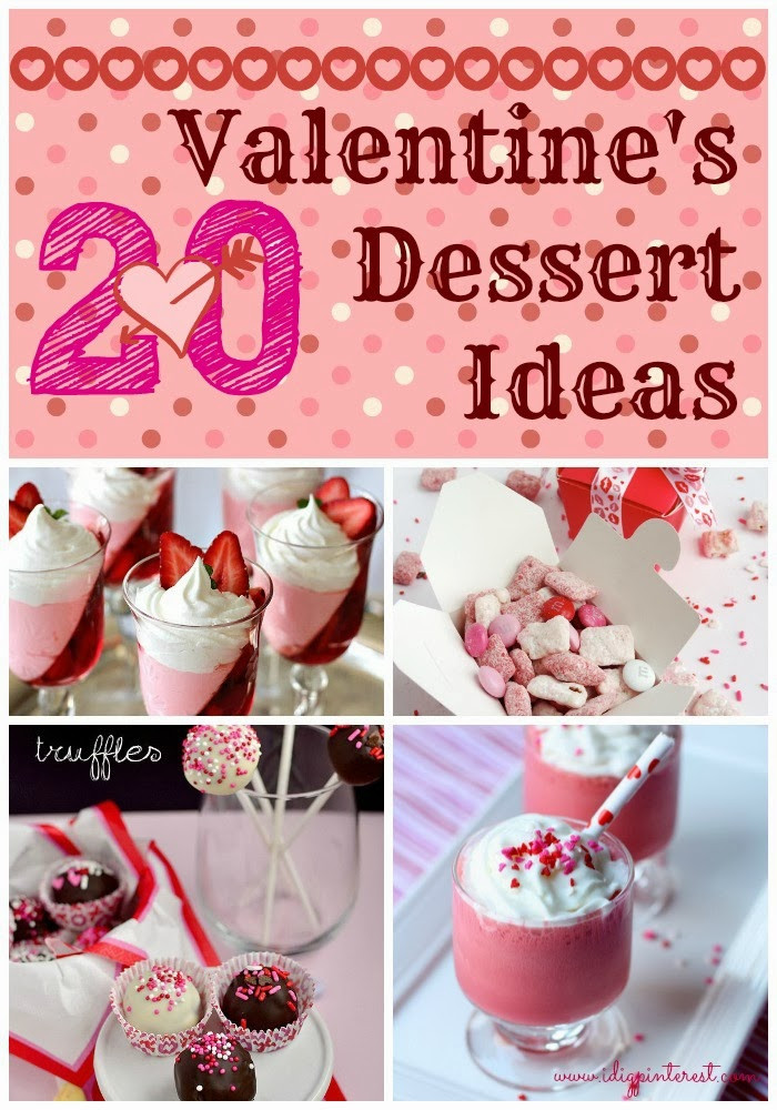 Valentine Day Dessert Ideas
 20 Perfect Valentine s Day Desserts I Dig Pinterest