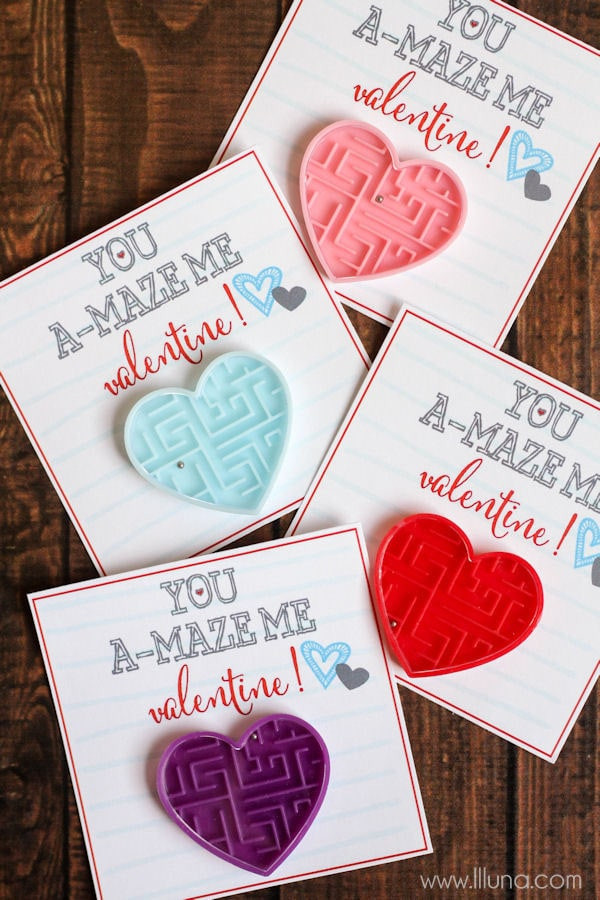 Valentine Gift For Kids
 50 FREE Printable Valentines