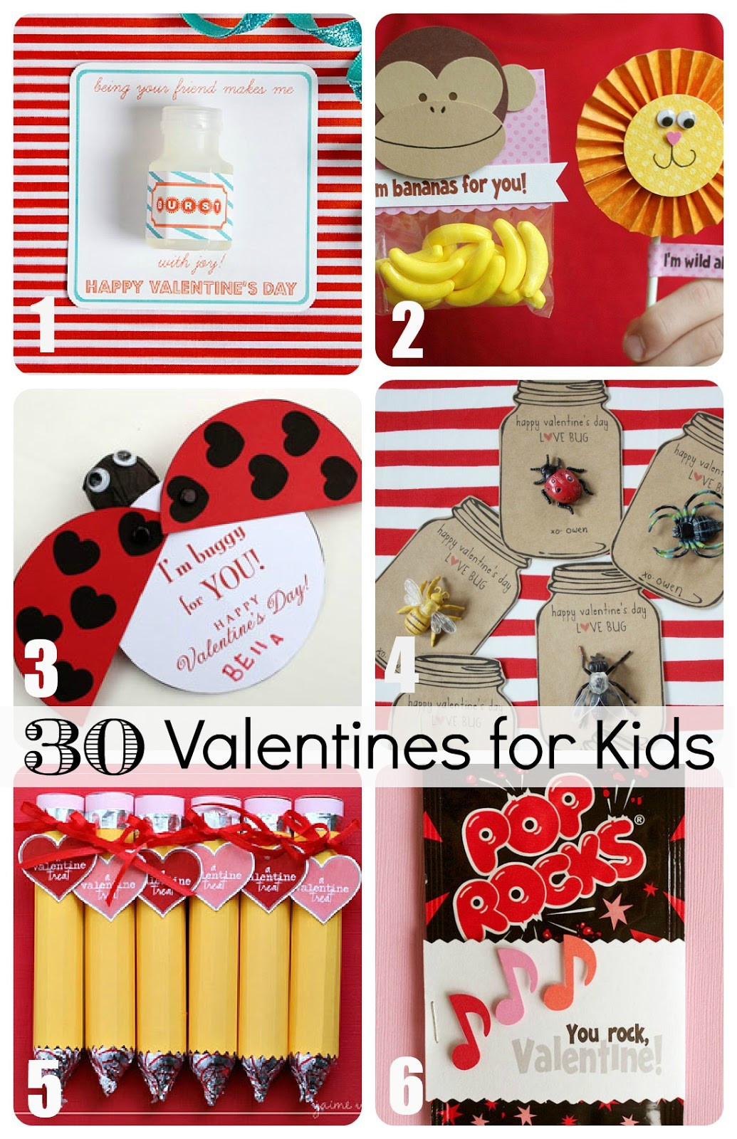 Valentine Gift For Kids
 30 Valentines for Kids from Creative to Downright Easy