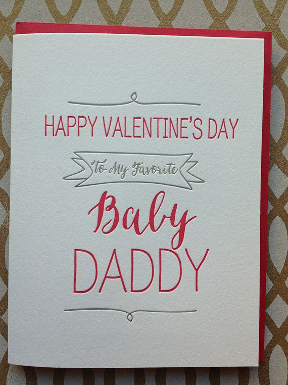Valentine Gift From Baby To Dad
 Valentine s Day Card Baby Daddy Cute Funny Valentine s