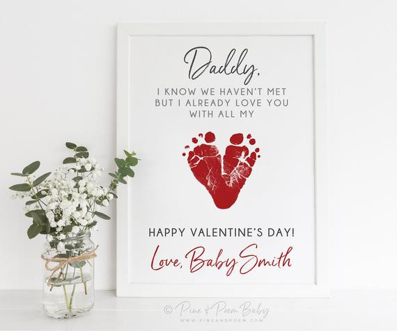 Valentine Gift From Baby To Dad
 Dad to Be Gift Valentine s Day Expecting Daddy from