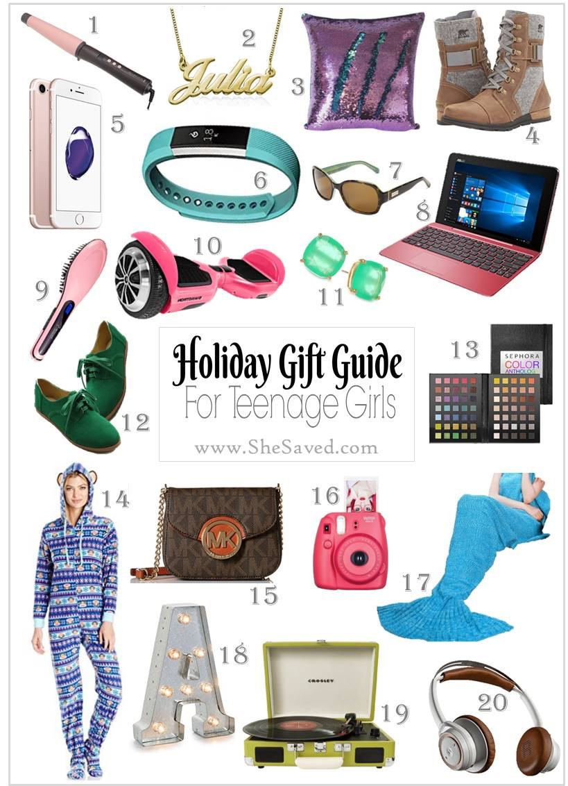 Valentine Gift Ideas For A Teenage Girl
 HOLIDAY GIFT GUIDE Gifts for Teen Girls SheSaved