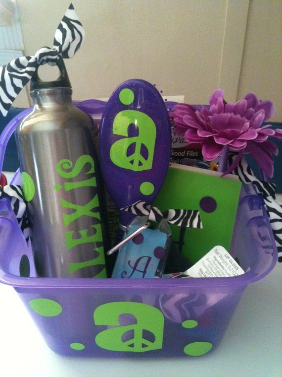 Valentine Gift Ideas For A Teenage Girl
 Items similar to Teen Tween customized t basket
