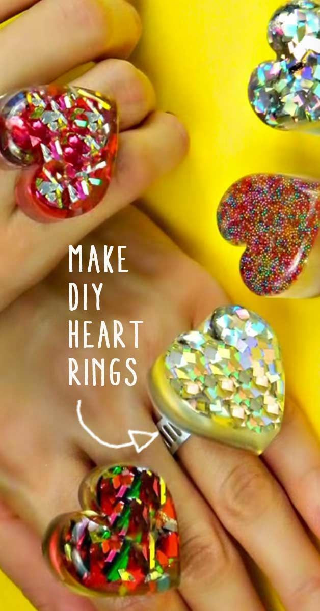 Valentine Gift Ideas For A Teenage Girl
 How To Make DIY Heart Shaped Rings