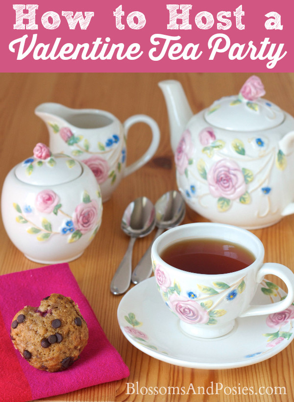 Valentine Tea Party Ideas
 Valentine s Day Tea Party blossomsandposies