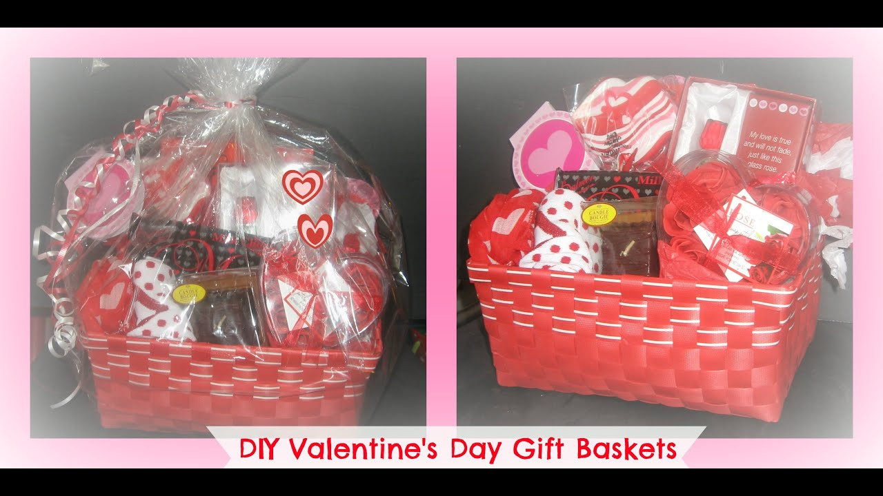 Valentine'S Day Gift Basket Ideas
 how to make a valentine s day t basket from the dollar