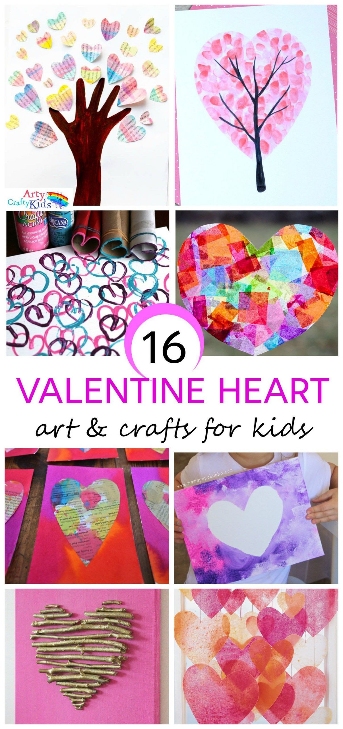 Valentine'S Day Gift Ideas For Kids
 16 Kids Valentine Heart Craft Ideas