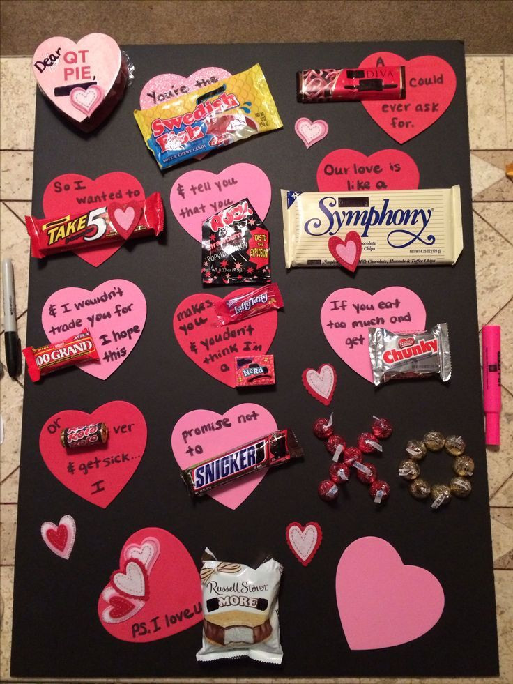 Valentines Day Gift Ideas For Boys
 DIY candy bar valentine s day card t for him use the