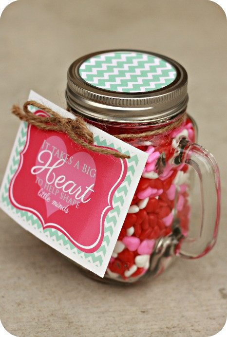 Valentines Day Gift Ideas Pinterest
 Easy Valentine Gift Ideas for the Teacher Happy Home Fairy