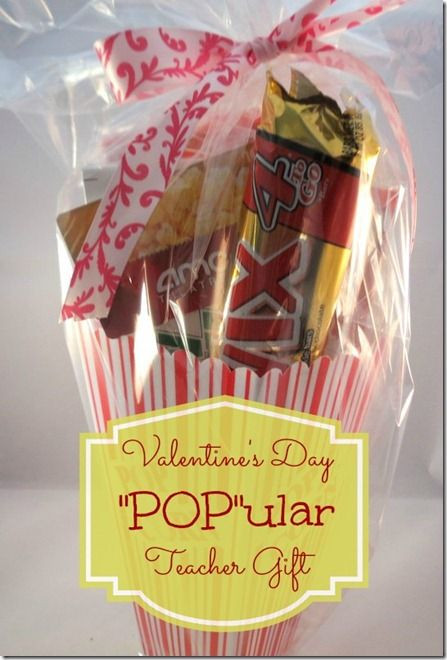 Valentines Day Gift Ideas Teachers
 "Pop" ular Valentine Teacher Gift Idea