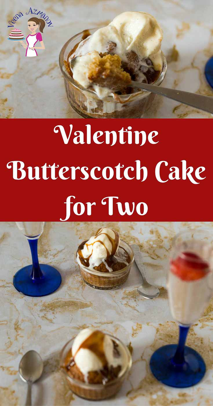 Valentines Desserts For Two
 Valentine Butterscotch Cake for Two Valentine Desserts
