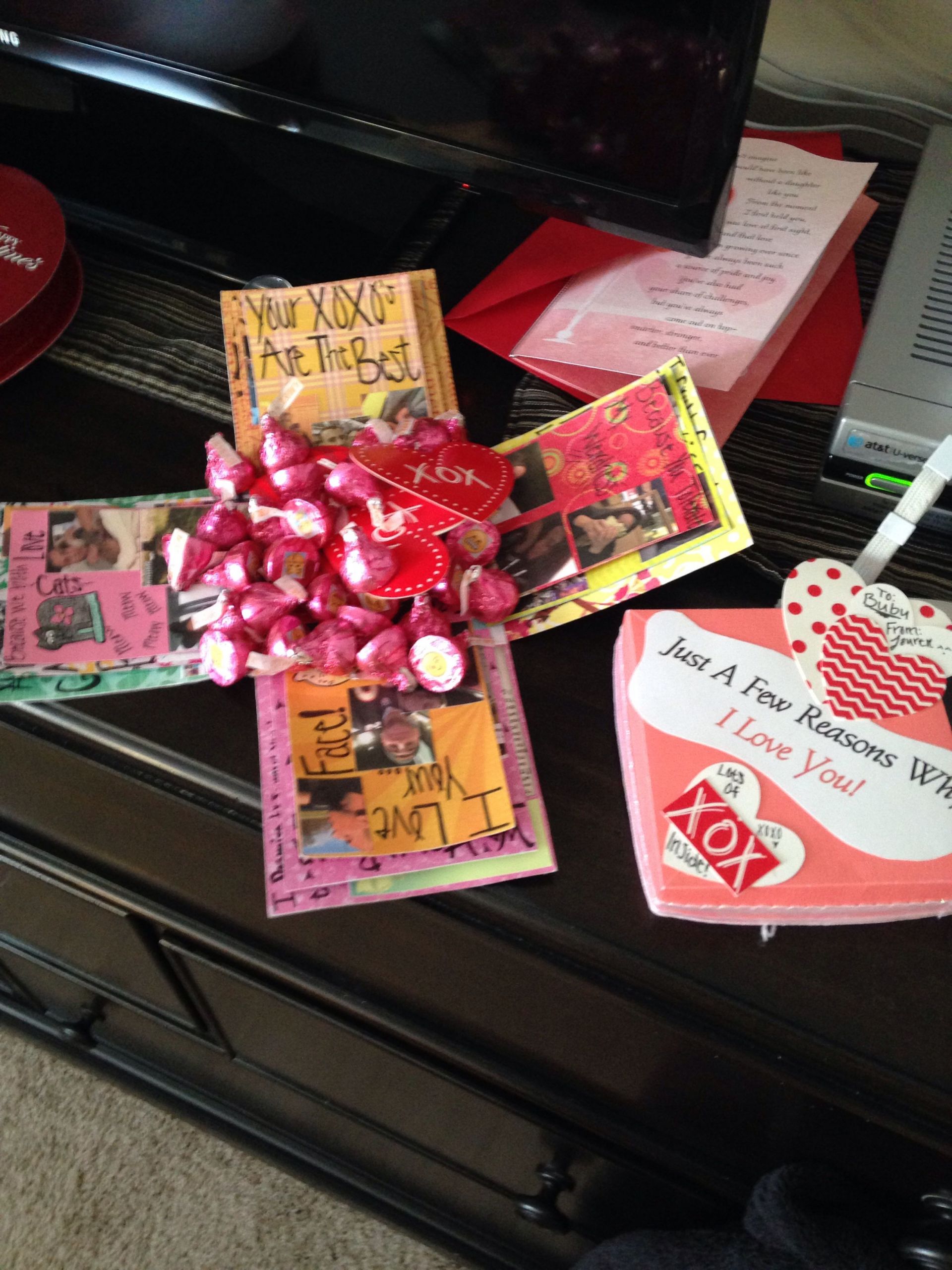 Valentines Gift Box Ideas
 My exploding box I made for my boyfriend on valentines day