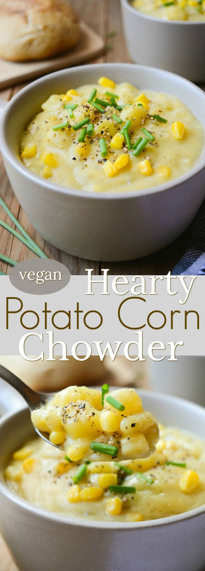 Vegan Potato Chowder
 Vegan Potato Corn Chowder