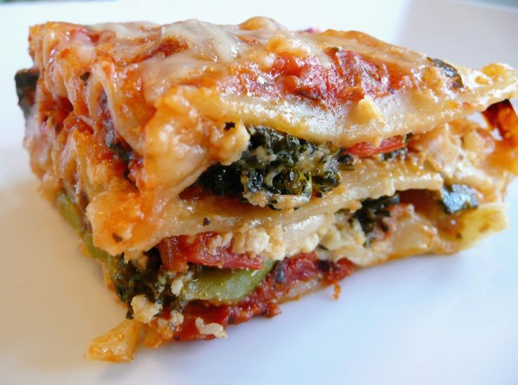 Vegetable Lasagna With White Sauce Carrots And Broccoli
 25 bästa Ve able lasagna recipes idéerna på Pinterest