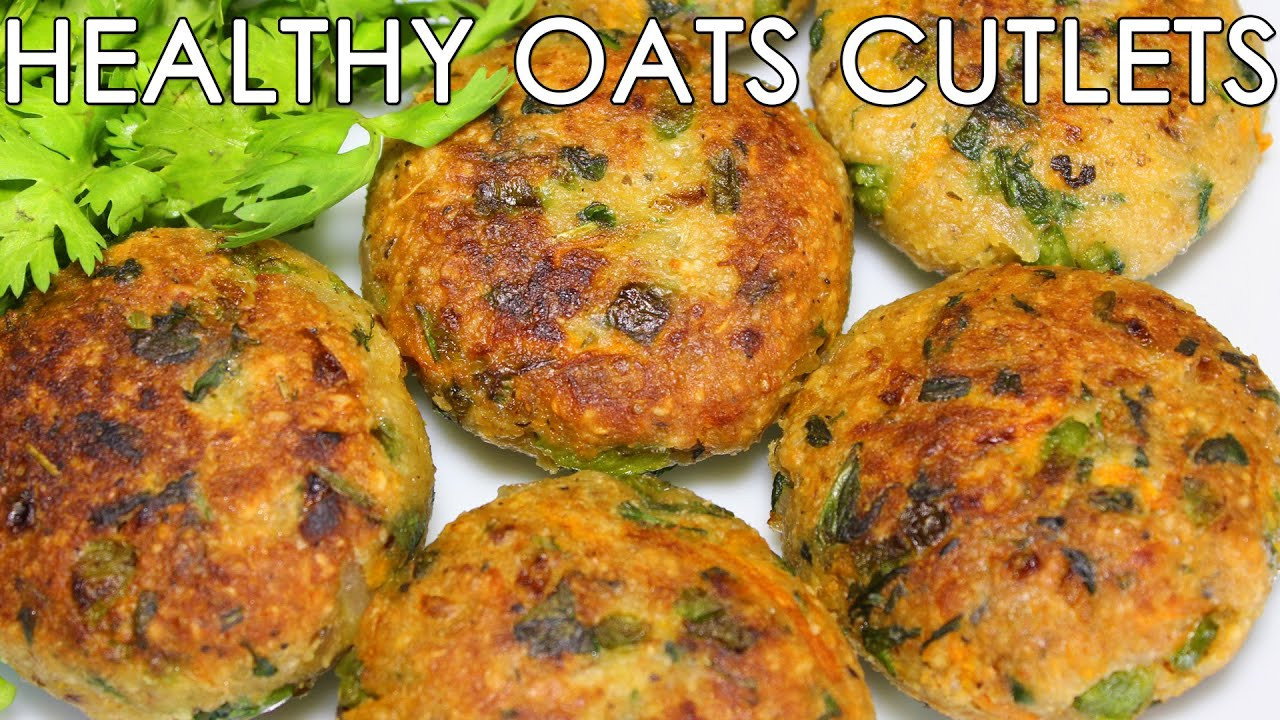 Vegetable Snacks Recipes
 Healthy Oats & Mixed Ve able Cutlets