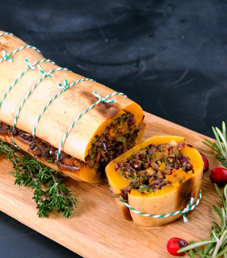Vegetarian Dinner Party Ideas
 Festive Butternut Loaf ultimate ve arian & vegan