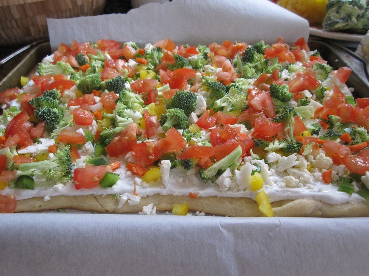Veggie Pizza Appetizer With Hidden Valley Ranch
 Pin by Debbie Fitch Metoyer on Food