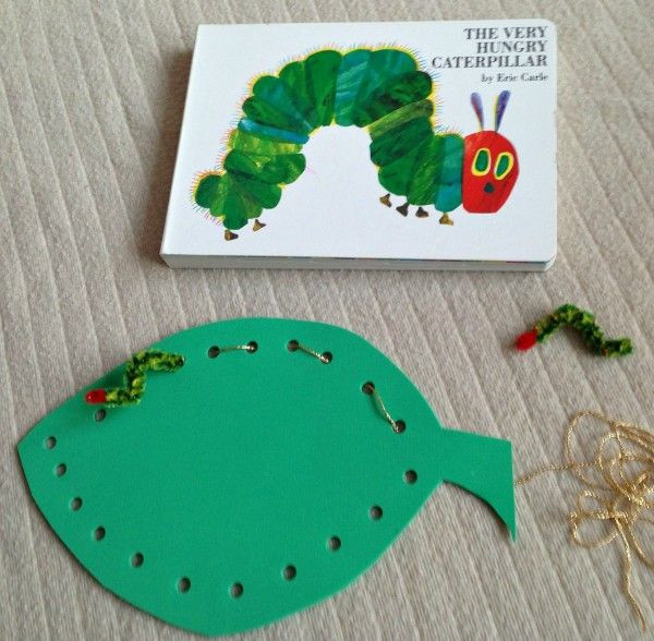 Very Hungry Caterpillar Craft Ideas Preschool
 The Very Hungry Caterpillar Threading