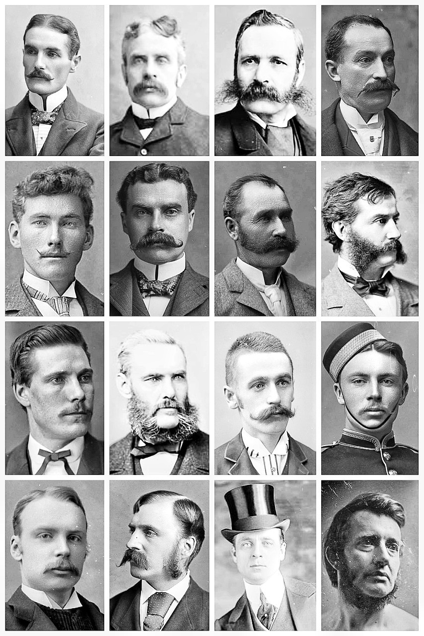 Victorian Male Hairstyles
 Victorian Men’s Hairstyles & Facial Hair A