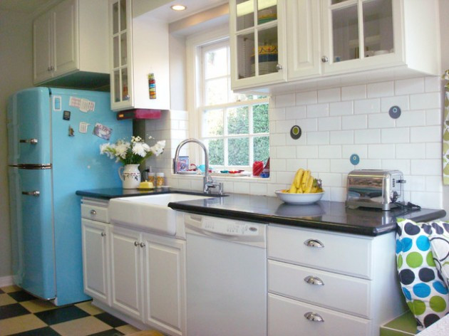Vintage Kitchen Backsplash
 25 Lovely Retro Kitchen Design Ideas