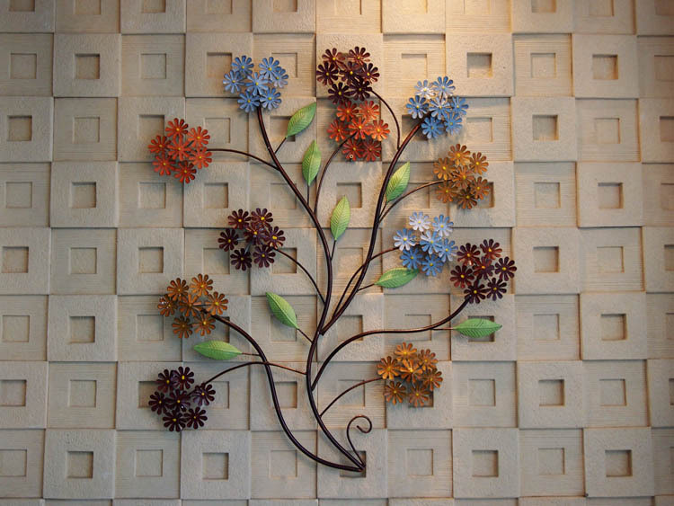 Vintage Kitchen Wall Decor
 Vintage Rural Metal Flower Blooms Hanging Wall Decor Home