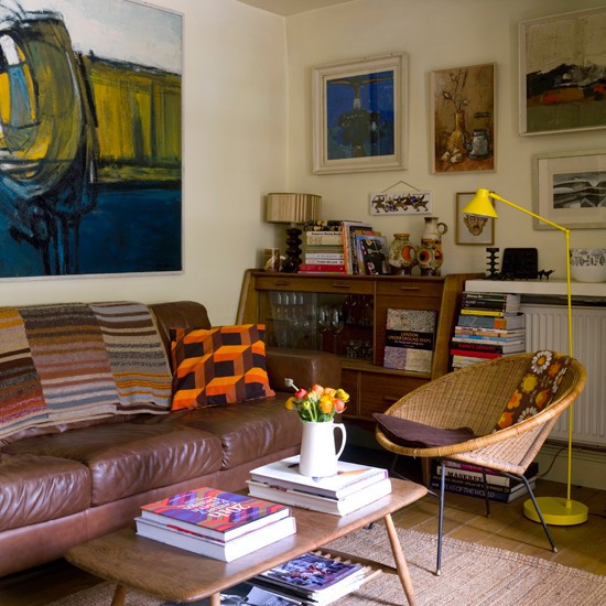Vintage Living Room Ideas
 Eclectic vintage living room