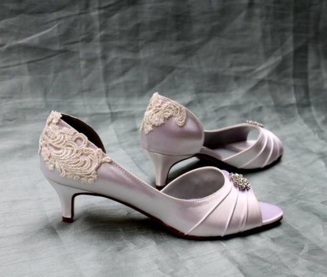Vintage Wedding Shoes Low Heel
 Ivory Wedding Shoes Wedding Shoe Low Heel Size 8 5
