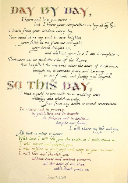 Vows For A Wedding
 I ll Be His Mrs Beautiful Wedding Vows