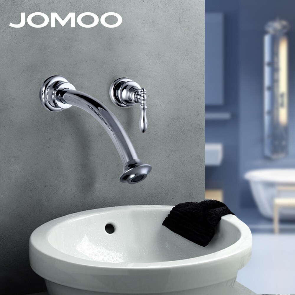 Wall Faucet Bathroom
 Aliexpress Buy JOMOO Wall Mounted Bathroom Basin