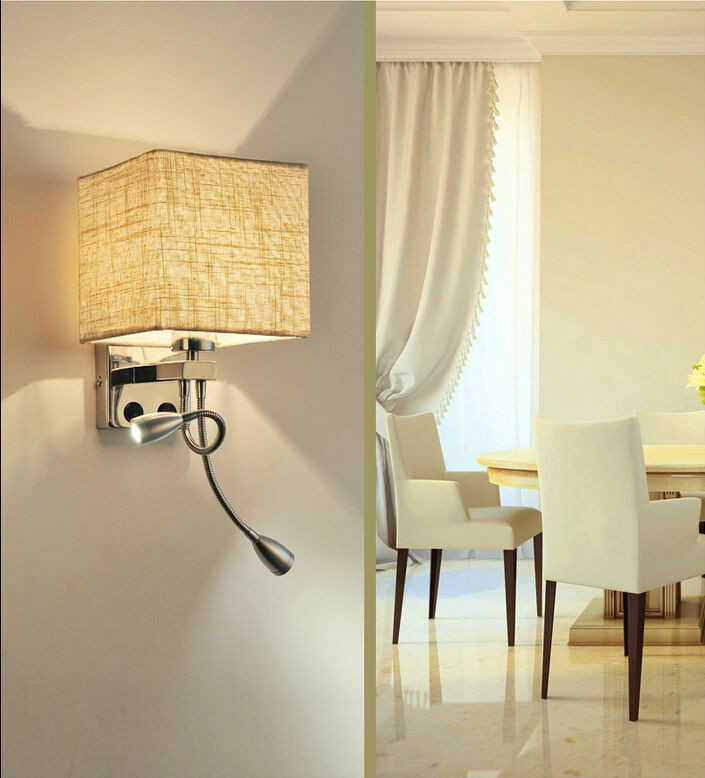 Wall Lights For Bedroom
 Modern LED wall desk light bed lamp reading light hotel