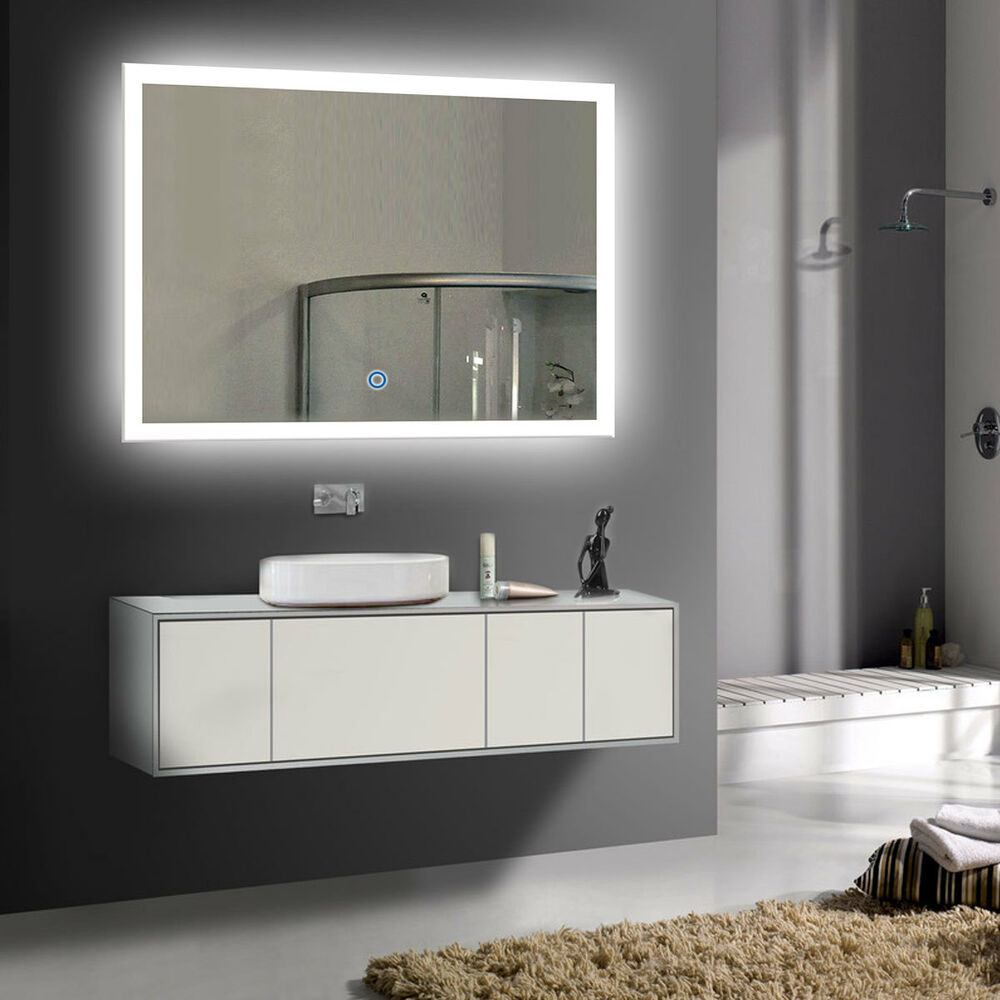 Wall Mirror For Bathroom
 LED Bathroom Wall Mirror Illuminated Lighted Vanity Mirror