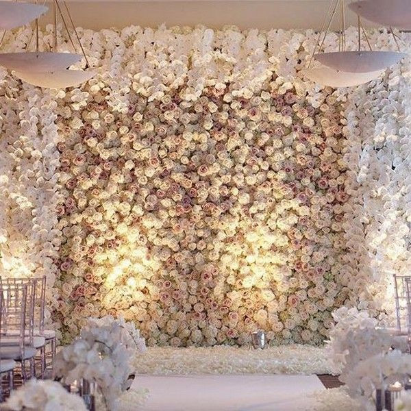 Wall Of Flowers Wedding
 10 Brilliant Flower Wall Wedding Backdrops for 2018