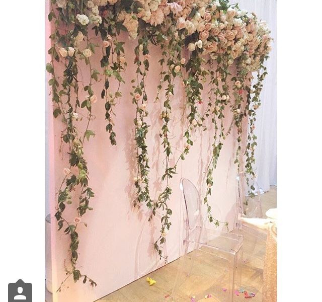 Wall Of Flowers Wedding
 140 best hanging flowers & backdrops images on Pinterest