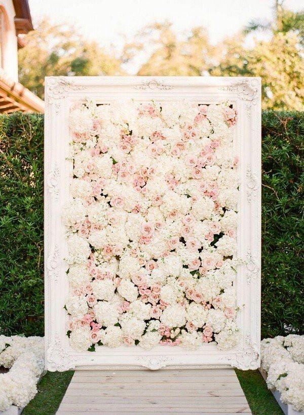 Wall Of Flowers Wedding
 10 Brilliant Flower Wall Wedding Backdrops for 2018 Oh