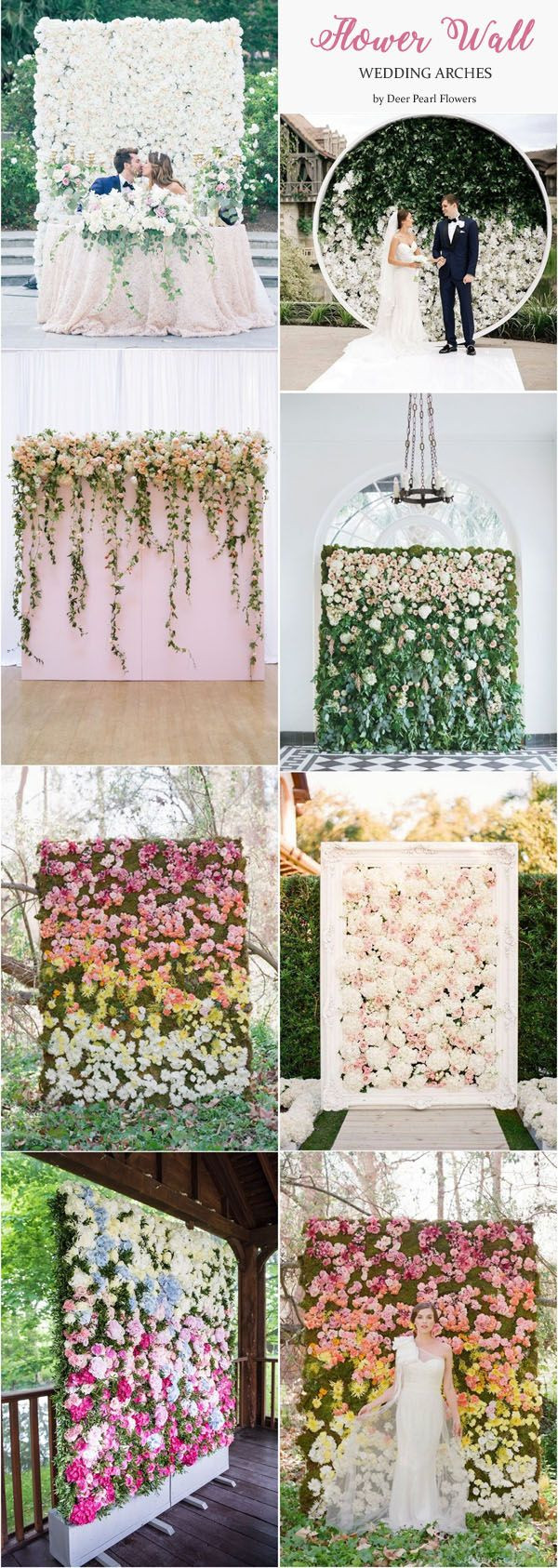 Wall Of Flowers Wedding
 Pin by Danielle Hwang on Wedding in 2019