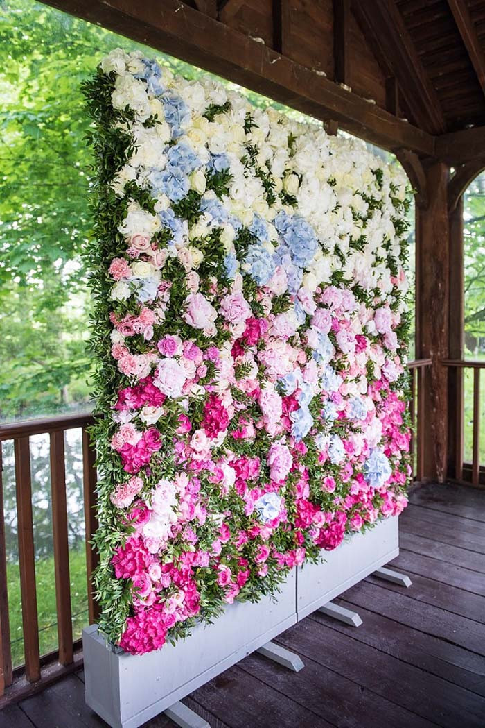 Wall Of Flowers Wedding
 15 Flower Wall Wedding Ideas Our Favourites
