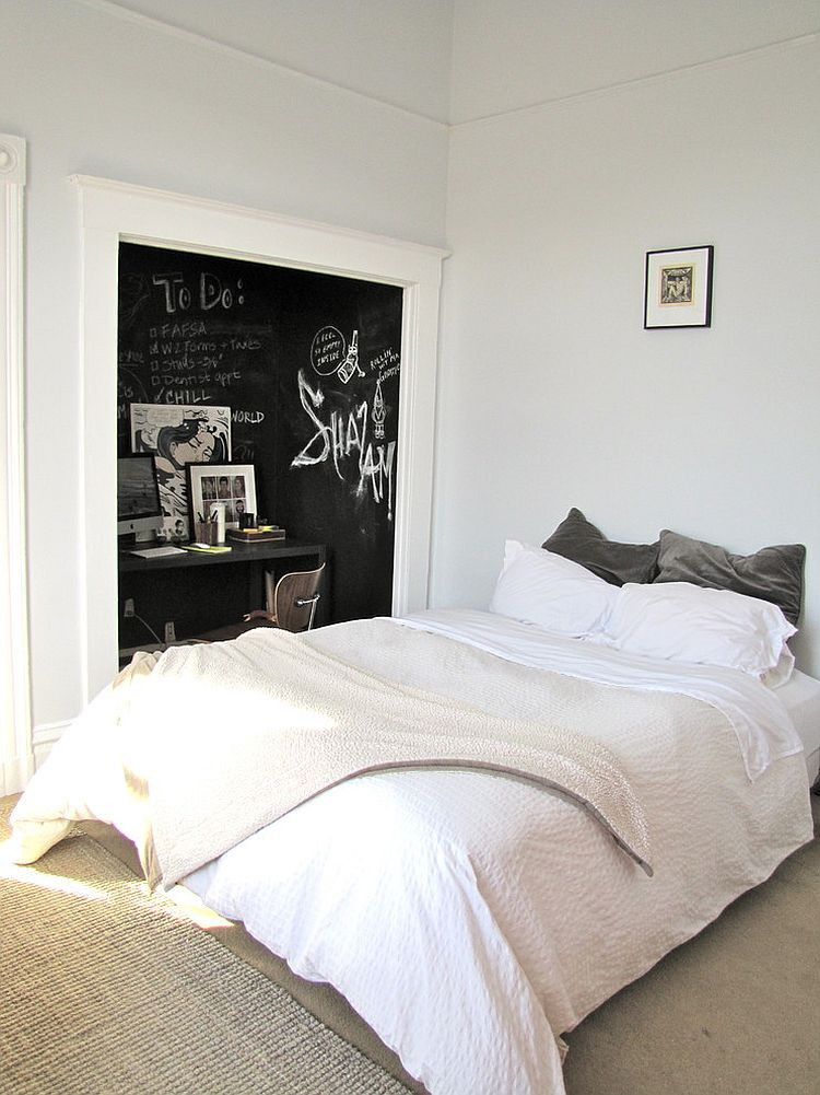 Wall Painting Ideas For Bedroom
 35 Bedrooms That Revel in the Beauty of Chalkboard Paint