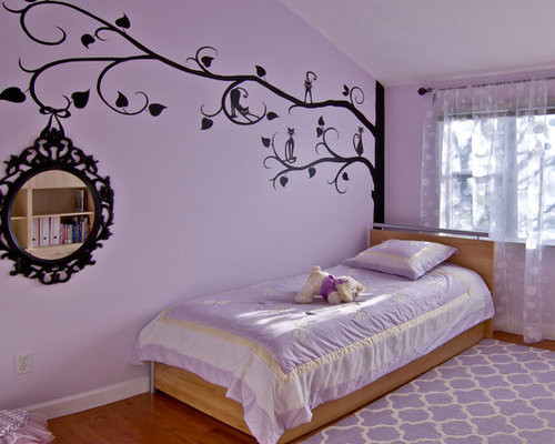 Wall Painting Ideas For Bedroom
 Purple Painted Rooms Home Design Ideas Remodel
