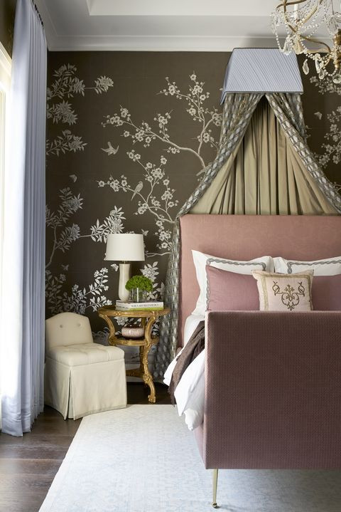 Wall Paper Design For Bedroom
 30 Bedrooms with Statement Wallpaper